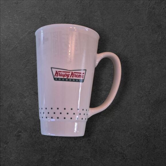 Krispy Kreme Tall Coffee Mug holds 18 Oz Heavy Duty Porcelain Ceramic - Picture 3 of 15